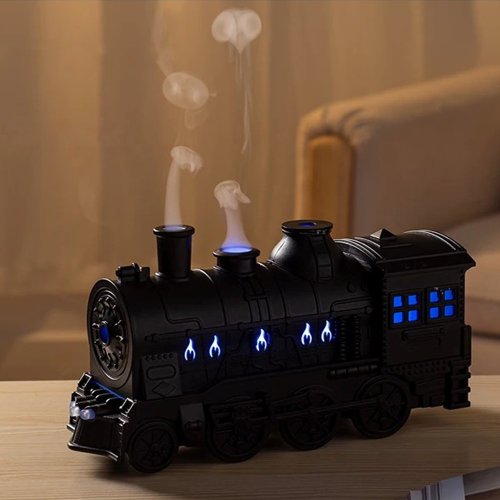 品菲特PINFIS 【品菲特PINFIS】復古火車香氛機 水氧機(送天然精油甜橙+茶樹)