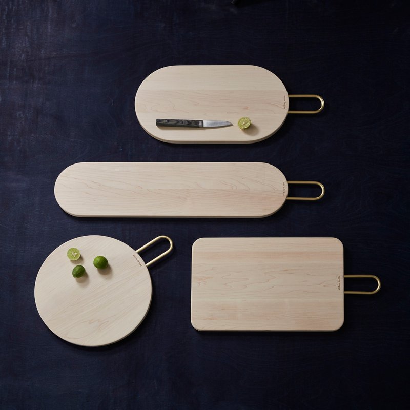 caminoHOME selection HEATH American maple tray / chopping board display plate cutting board cheese plate - ถาดเสิร์ฟ - ไม้ หลากหลายสี