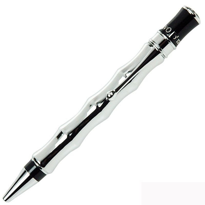 【Sold Out 50% Off】ARTEX BRAVO Ballpoint Pen in Bright Silver - Ballpoint & Gel Pens - Copper & Brass White