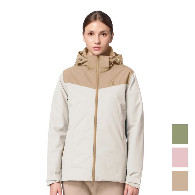 【Wildland 荒野】防水3in1+羽絨兩件式外套 女 0B32917 - 女裝外套/大衣 - 聚酯纖維 卡其色