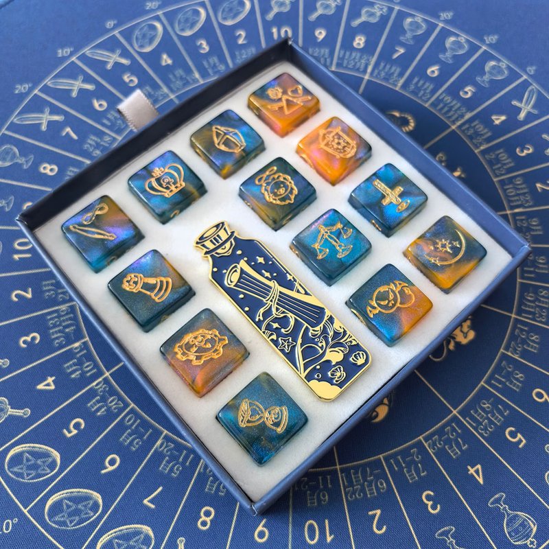 塔羅牌骰子 諸神黃昏 暮光情書Ragnarok Tarot Dice - 桌遊/卡牌 - 紙 多色