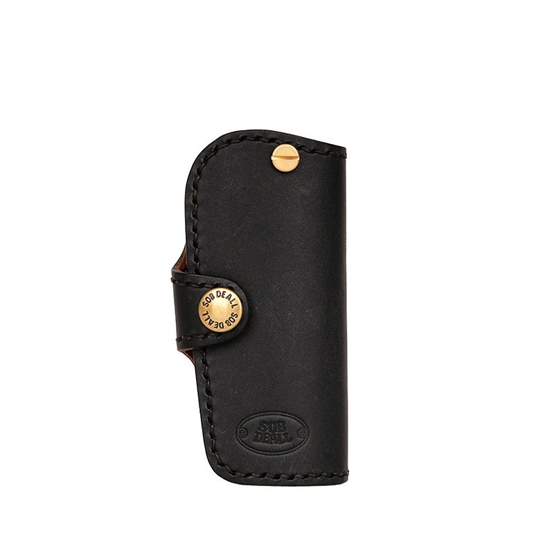 【SOBDEALL】Handmade key leather case - Keychains - Genuine Leather Multicolor