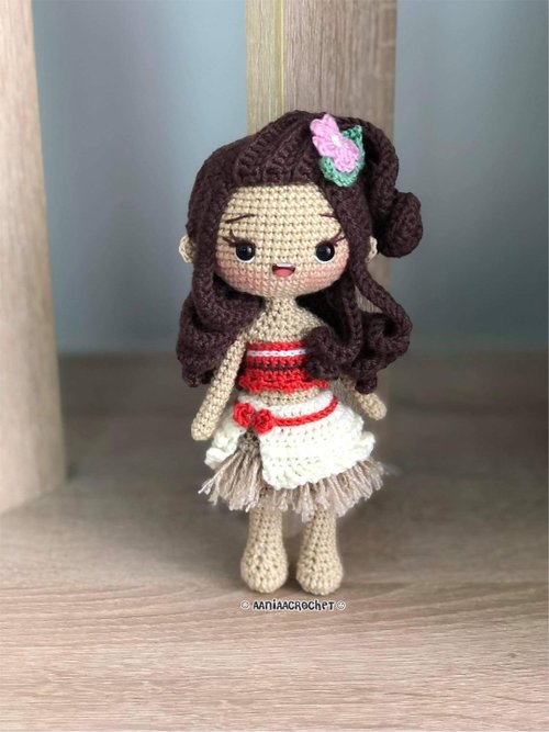 Crochet moana hot sale doll