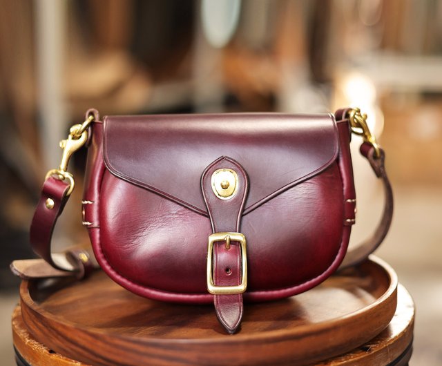 アメリカンレトロなHORWEEN ティーコアレザー ミニサドルバッグ アメリカンレトロなHORWEEN ティーコアレザー ミニサドルバッグ