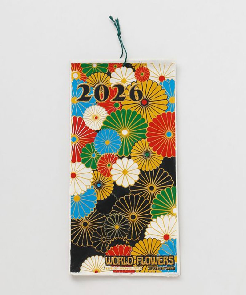【熱門預購】 2026 世界花卉・傳統工藝月曆 NSSP5309 - 壁貼/牆壁裝飾 - 紙 