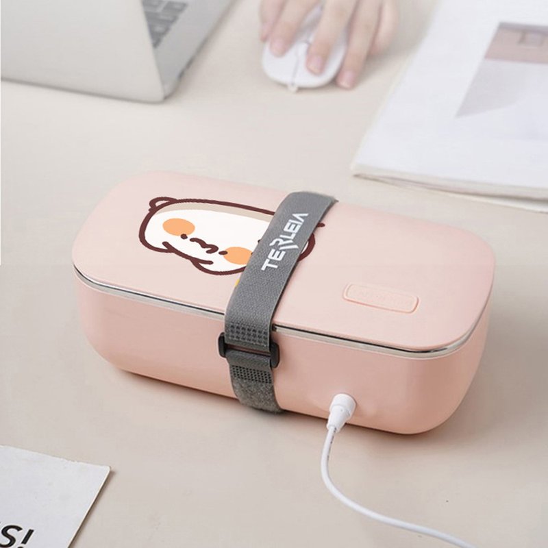 [Ready Stock] Water-free Heated Lunch Box UK/US Standard | Chest Hair Apartment - เครื่องใช้ไฟฟ้าขนาดเล็กอื่นๆ - สแตนเลส 