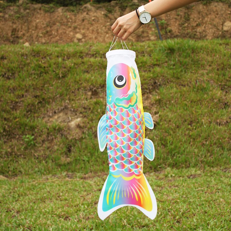 Taiwan Fish Flag 60 CM (Rainbow) - Items for Display - Polyester Multicolor