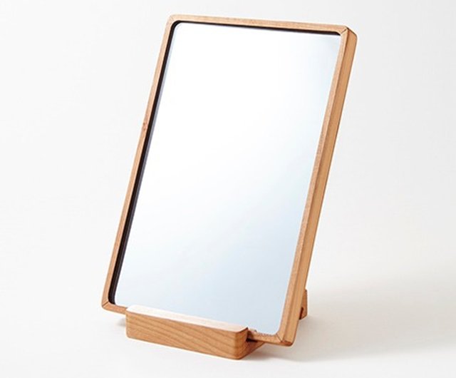 りんごの木のミラー 壁掛け式　と　りんごの木のミラースタンド　木村木品製作所 りんごの木のミラー スタンド式 APPLE TREE - ショップ 木村木品