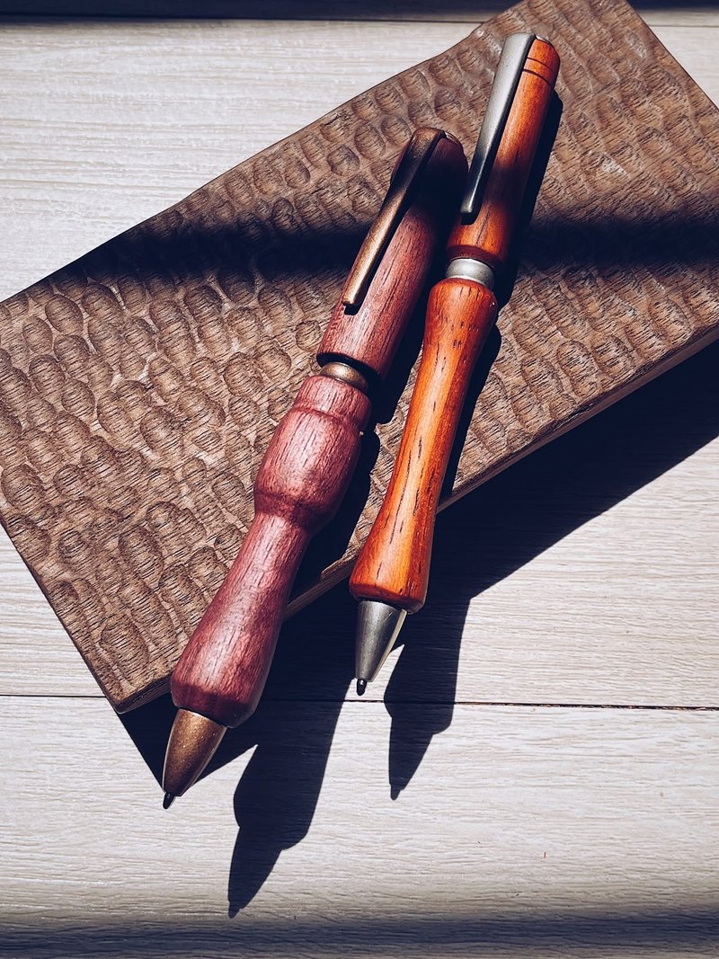 【Small Group Workshop】Taipei Dadaocheng Handmade Pen Experience / Twist-Action Ballpoint Pen - Woodworking / Bamboo Craft  - Wood 