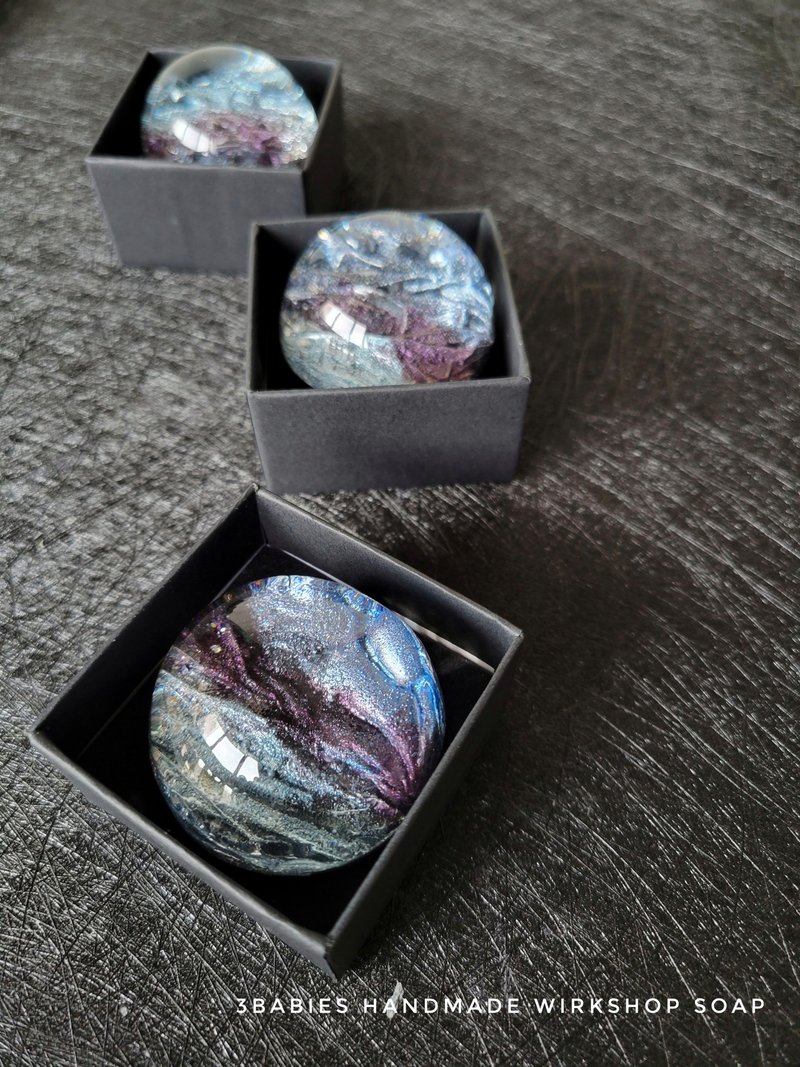 Quickly come out - Brilliant Galaxy Gemstone- Dark Plum 2 is included in the group - Soap - Essential Oils Black