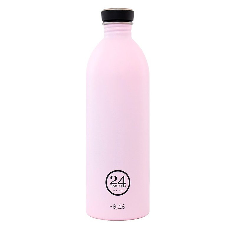Italy 24Bottles [URBAN ultra lightweight feather series] cherry red -1000ml stainless steel bottle - Pitchers - Other Metals Pink