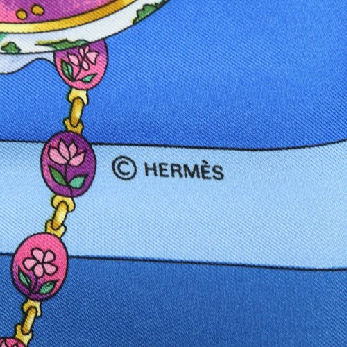 セール！エルメス　HERMES スカーフ　カレ90 時の輪舞 タグあり 楽天市場】HERMES エルメス カレ90 la ronde des heures 時の