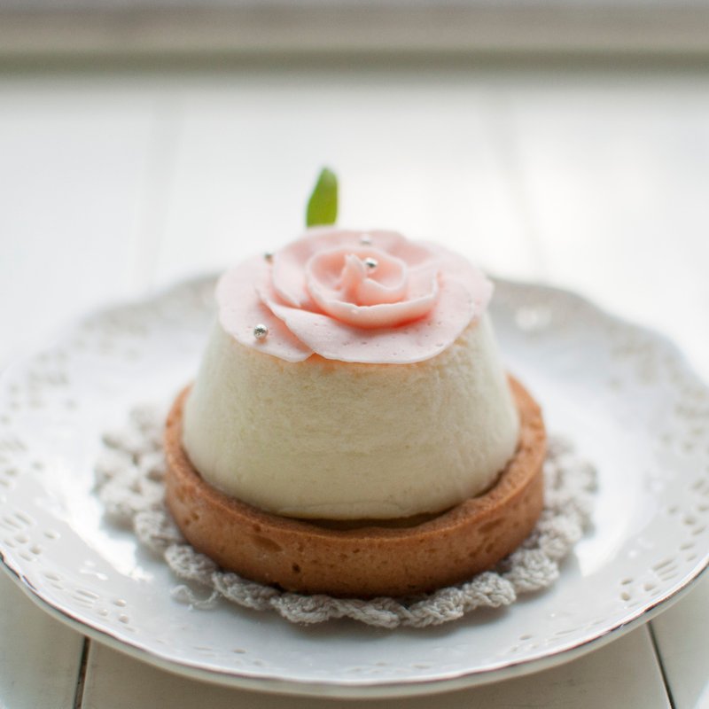 Strawberry Condensed Milk Tower - Thumbelina's Back Garden - Savory & Sweet Pies - Fresh Ingredients Pink