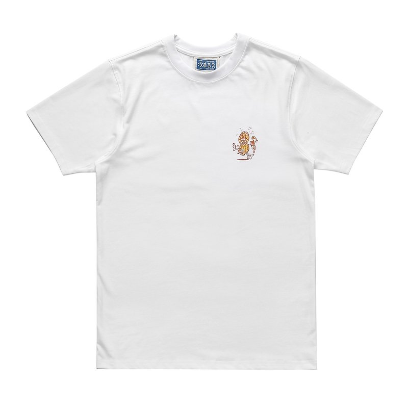 MANNER | Sand Dust Department Store‧Peanut Friendly Food Peanut T-shirt - Unisex Hoodies & T-Shirts - Cotton & Hemp White