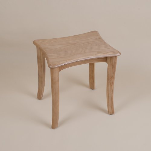 純木態度 PURE HOUSE 台灣總代理 實木簡約新時尚 實木梳妝椅 椅凳