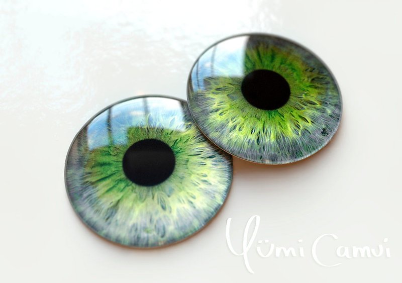 Highest quality glass eye chips for Blythe 14mm - Other - Glass 