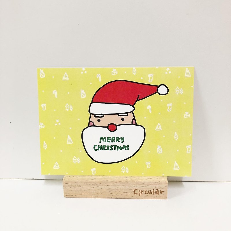 Christmas-Christmas Old Man/Postcard - การ์ด/โปสการ์ด - กระดาษ 
