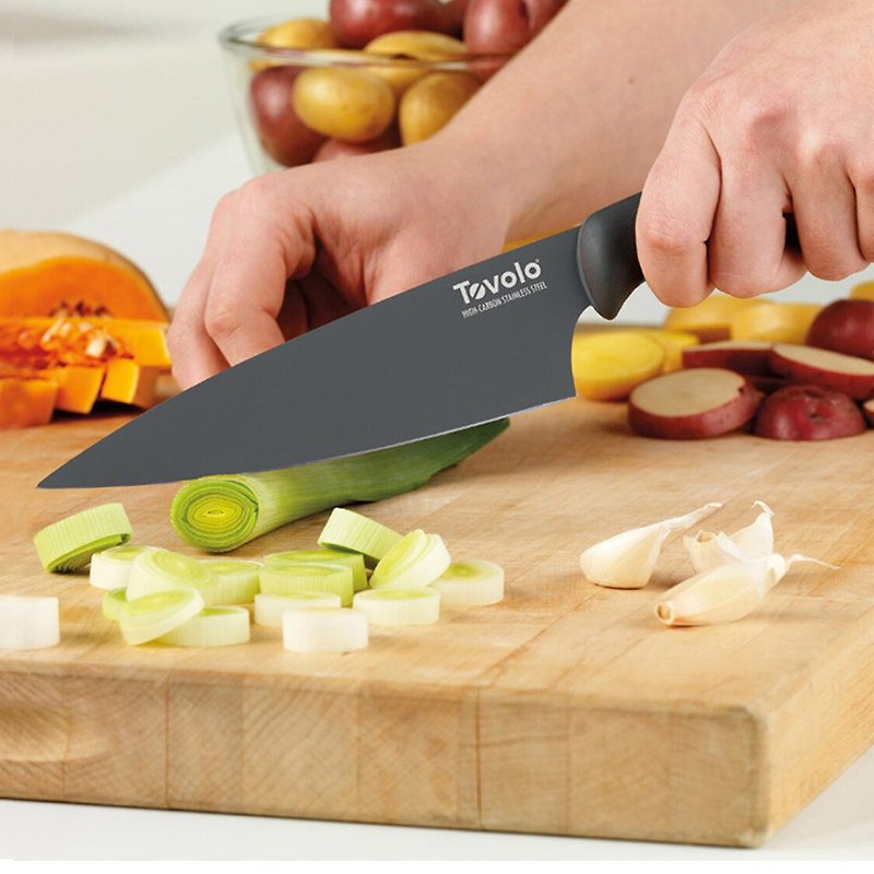 美國Tovolo 舒適握感不鏽鋼主廚刀-17cm - 菜刀/刀架 - 不鏽鋼 多色
