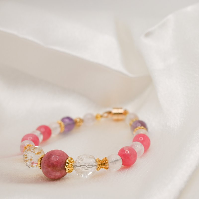 Gentle Purple Love・Crystal Bracelet - Bracelets - Semi-Precious Stones 