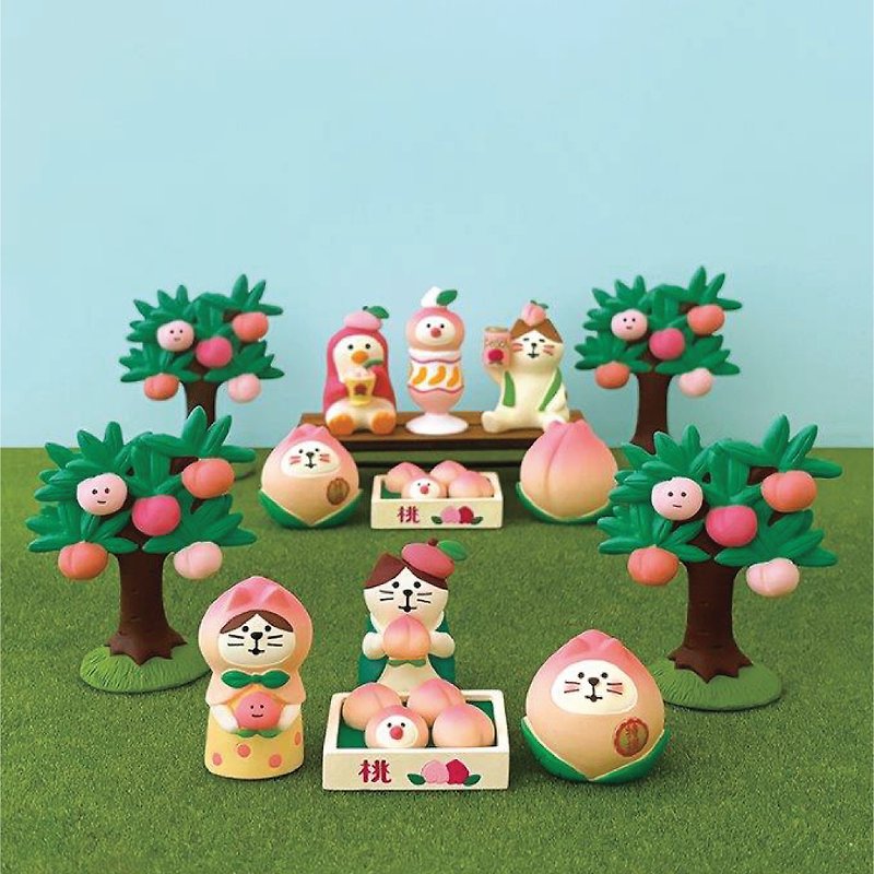 Japan Decole Concombre - Peach Orchard - ของวางตกแต่ง - เรซิน 