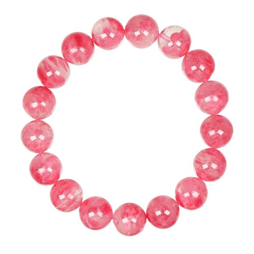 正佳珠寶 Gemsrich Jewelry 【正佳珠寶】薔薇石 高品玉化櫻花雨薔薇 11-11.4mm 玫瑰薔薇石