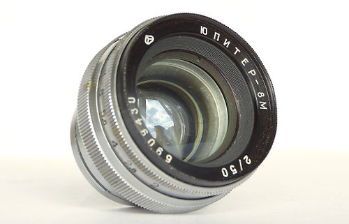 Russian photo Jupiter-8M 2/50 lens for rangefinder camera Kiev Contax RF mount Arsenal USSR