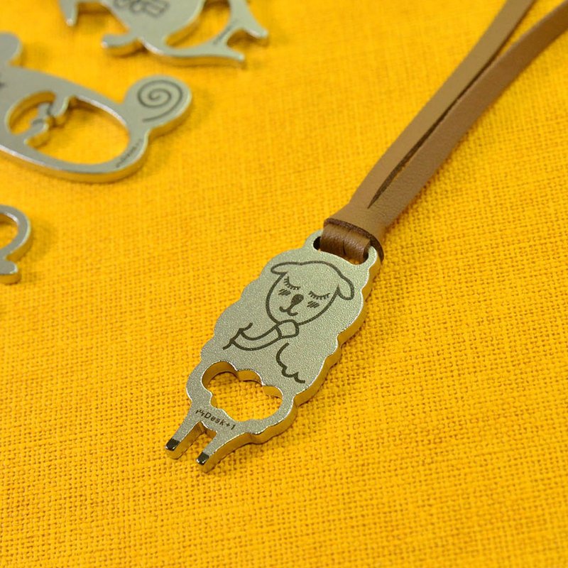十二支キーホルダーチャーム 羊 - キーホルダー・キーケース - ステンレススチール 