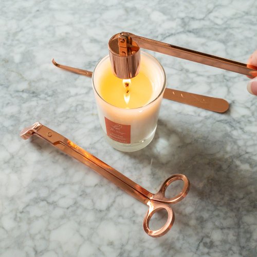 Scented Candle Tool Set (Red Bronze) - Candle Wick Scissors/Candle