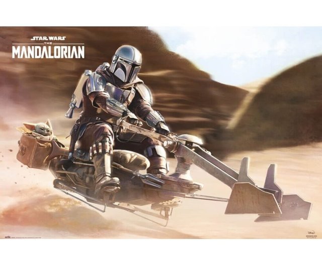 スターウォーズ　THE MANDALORIAN ポスター pyramid-pp34733-star-wars-the-