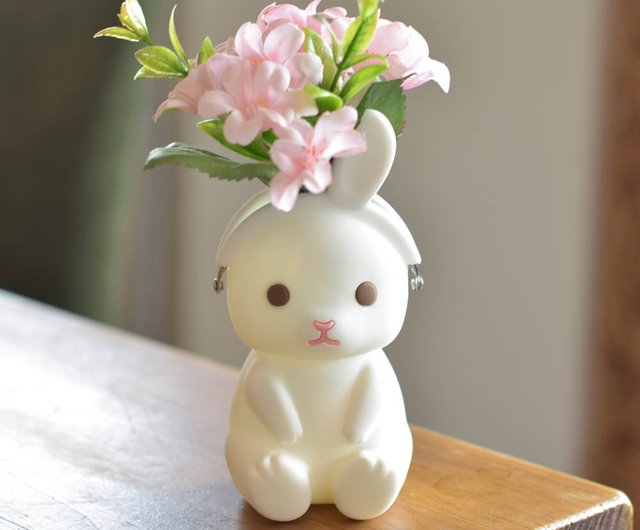 立体うさぎシリコーンがまぐち（2色） - ショップ pgdesign