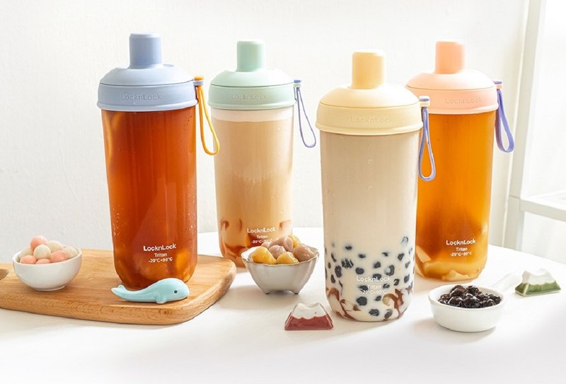 樂扣樂扣嚼對搖搖吸管杯700ml - 茶壺/茶杯/茶具 - 塑膠 