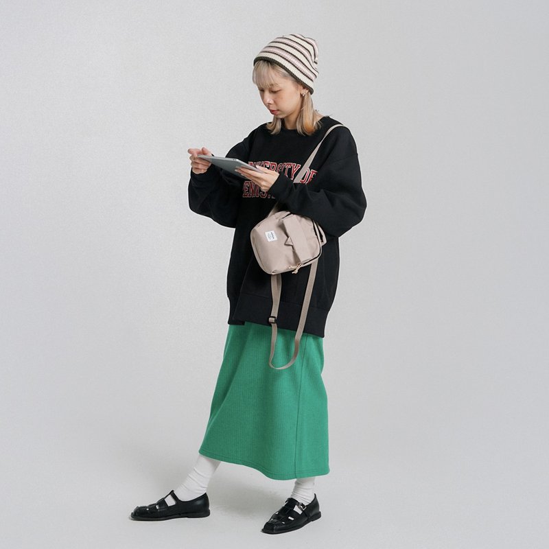 CARTER LT. Mini All Day Backpack, Cute Small Backpack Purse Bag (Fog Khaki) - Backpacks - Eco-Friendly Materials Khaki