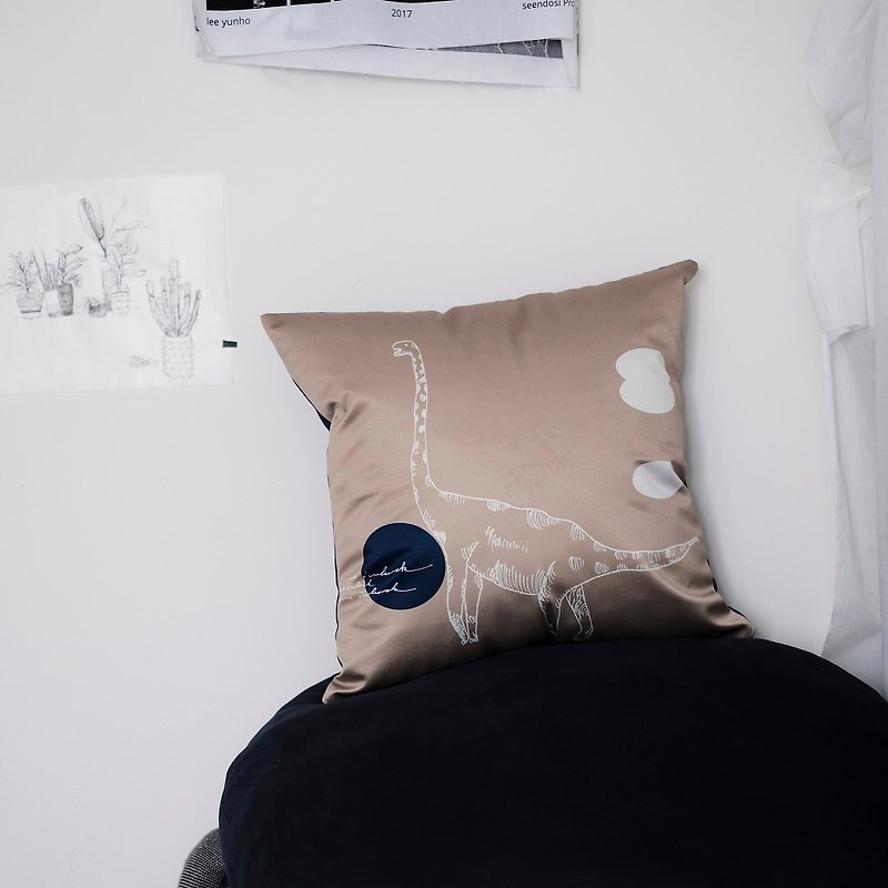 Leilong two-color pillowcase does not contain pillow - Pillows & Cushions - Polyester Khaki