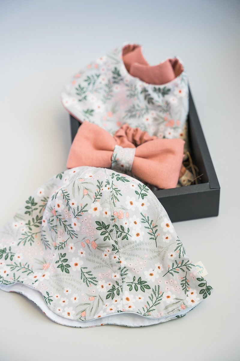 Herbal Garden Full Moon Gift Box Set - Baby Gift Sets - Cotton & Hemp Green