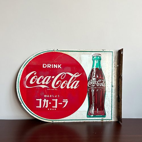 隱物 隱物 日本昭和復古可口可樂 琺瑯鐵牌