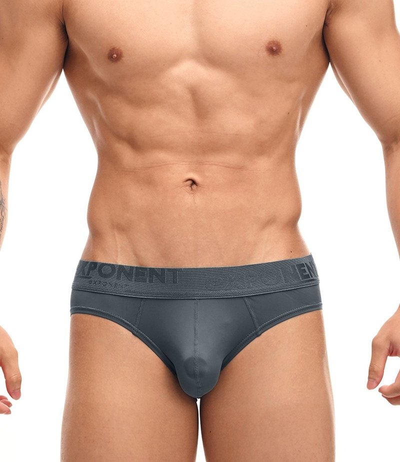 (6color)DYNA Smooth Original Charm Brief - Dark Grey (2 for NT1190) - Men's Underwear - Nylon Gray