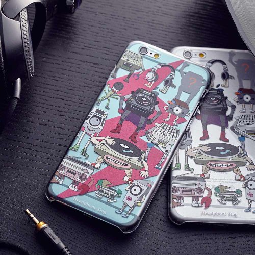 HeadphoneDog耳機狗設計 清倉特價2折雜誌款HeadphoneDog經典款手機殼(iphone8/7/6s/plus)
