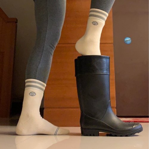 APROX 雅伯斯時尚運動機能襪 Jacques有機棉加厚機能襪2雙組,純色無染,晚上穿保暖更好眠