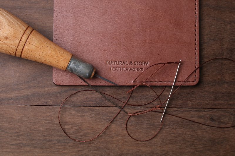 [NS handmade leather goods] Rush today and order - กระเป๋าใส่เหรียญ - หนังแท้ 