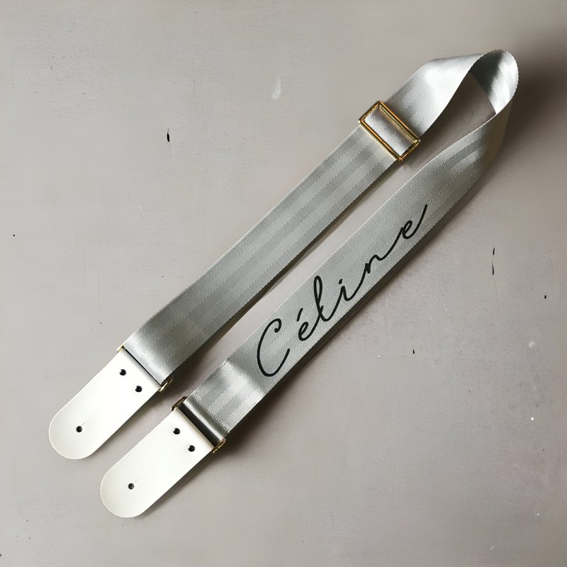 Personalized Custom Red Guitar Strap - 吉他配件 - 尼龍 紅色