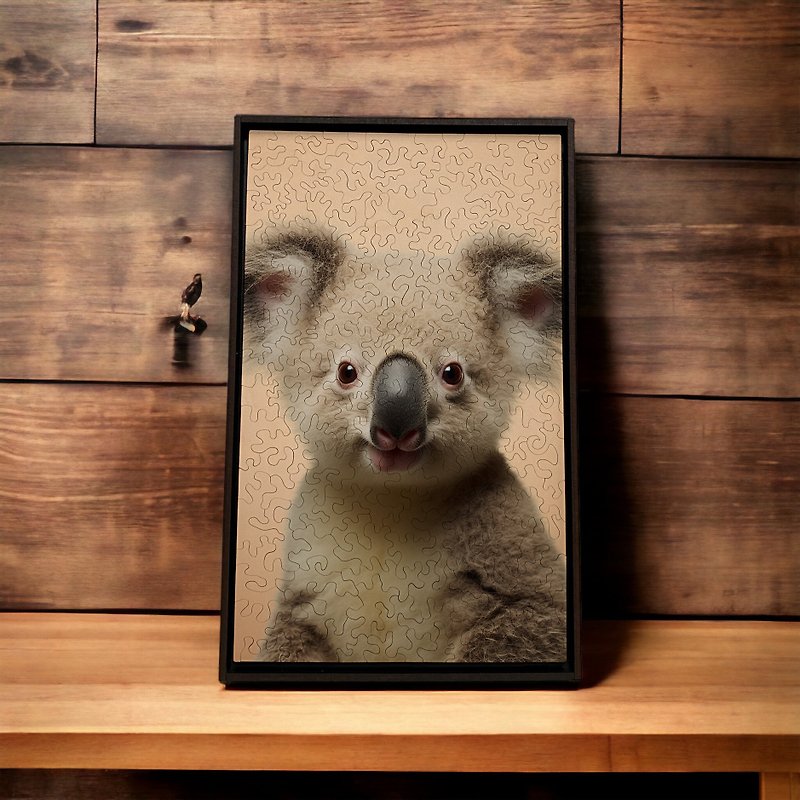 Hey! Look at the camera - Koala - Puzzles - Wood Brown