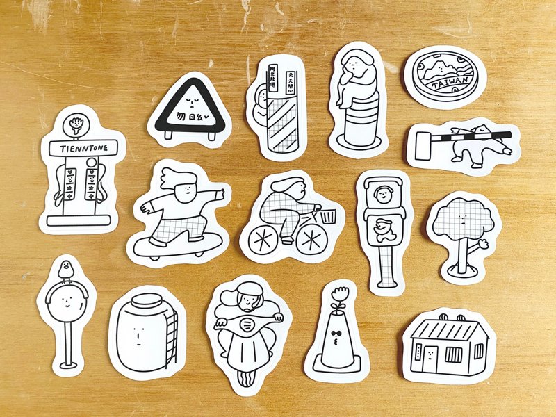 Daily Universe stickers (10 pieces) - Stickers - Paper 