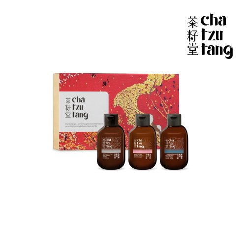 茶籽堂 chatzutang 【多入優惠】迎豐果版畫隨身禮50mLx3 | 三大植萃旅行組 企業禮贈