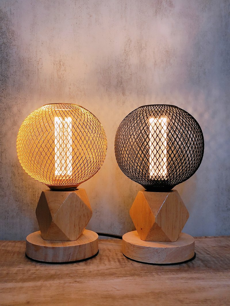 Hilight LED Mirage Phantom Lamp G125 Shakespeare×Hexagonal Round Bottom Wooden Lamp Holder - Lighting - Other Metals 