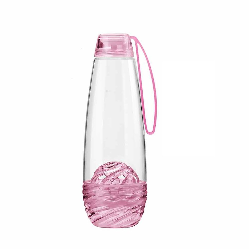 Water bottle 0.75l with fruit infuser Pink - Pitchers - Plastic Pink