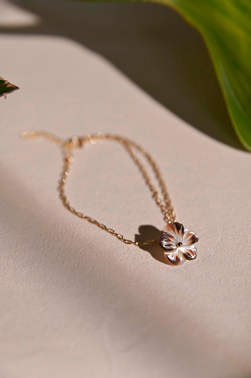 花神 雙鏈手鍊 / 貝殼 / JIEGEM   姊的珠寶 - 手鍊/手環 - 貝殼 咖啡色