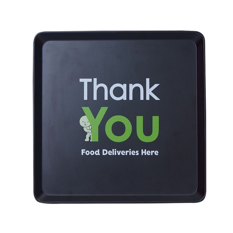 Dreams thank you for the delivery plate - Serving Trays & Cutting Boards - Other Materials Multicolor