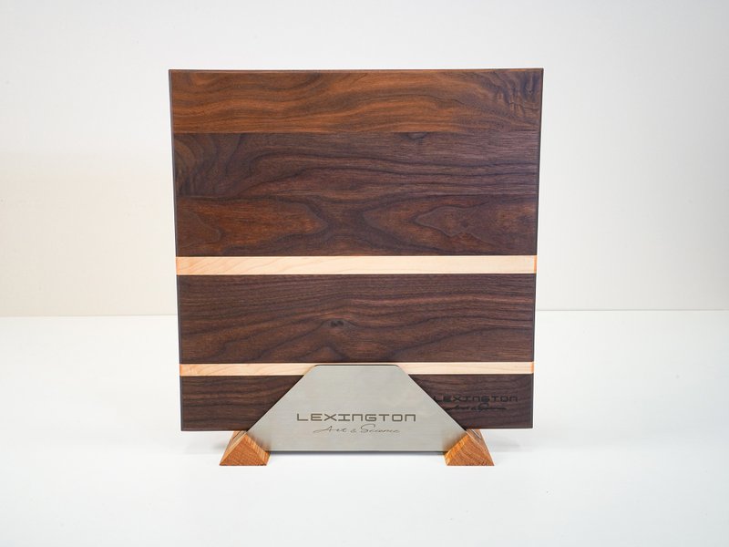 Touch the Earth New York-designed Taiwan-made North American natural wood cutting board - ถาดเสิร์ฟ - ไม้ สีนำ้ตาล