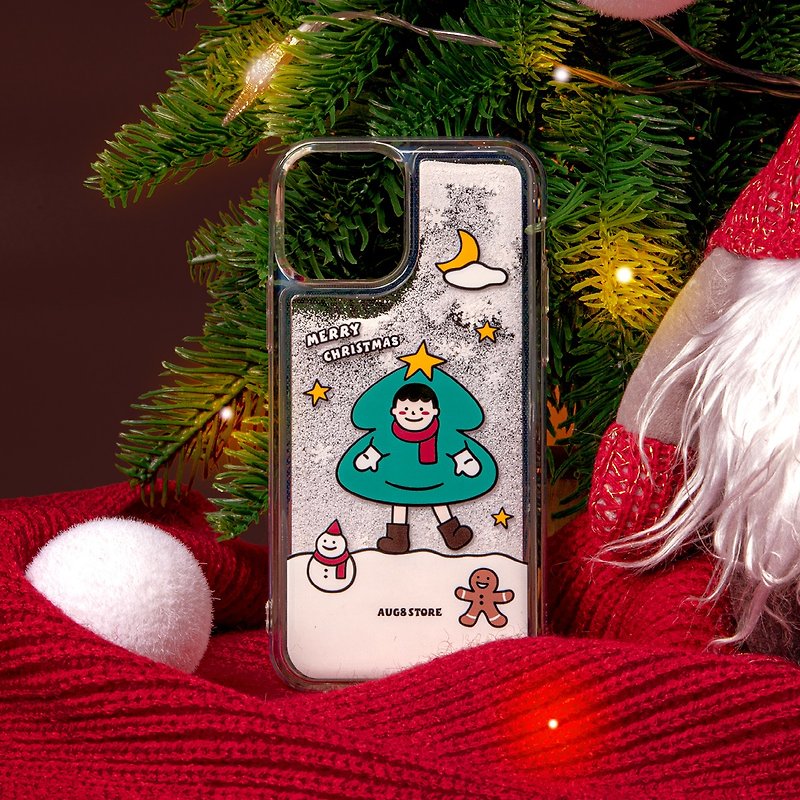 聖誕限定丨AUG8 STORE 聖誕樹少年 iPhone流沙軟殼