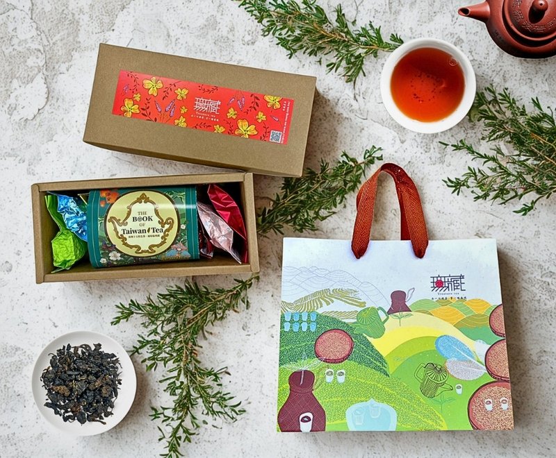 Z4【無藏】臺灣十大特色茶風味輪低碳禮盒 環保補充包 永續茶葉 - 茶葉/茶包/水果茶 - 其他材質 多色